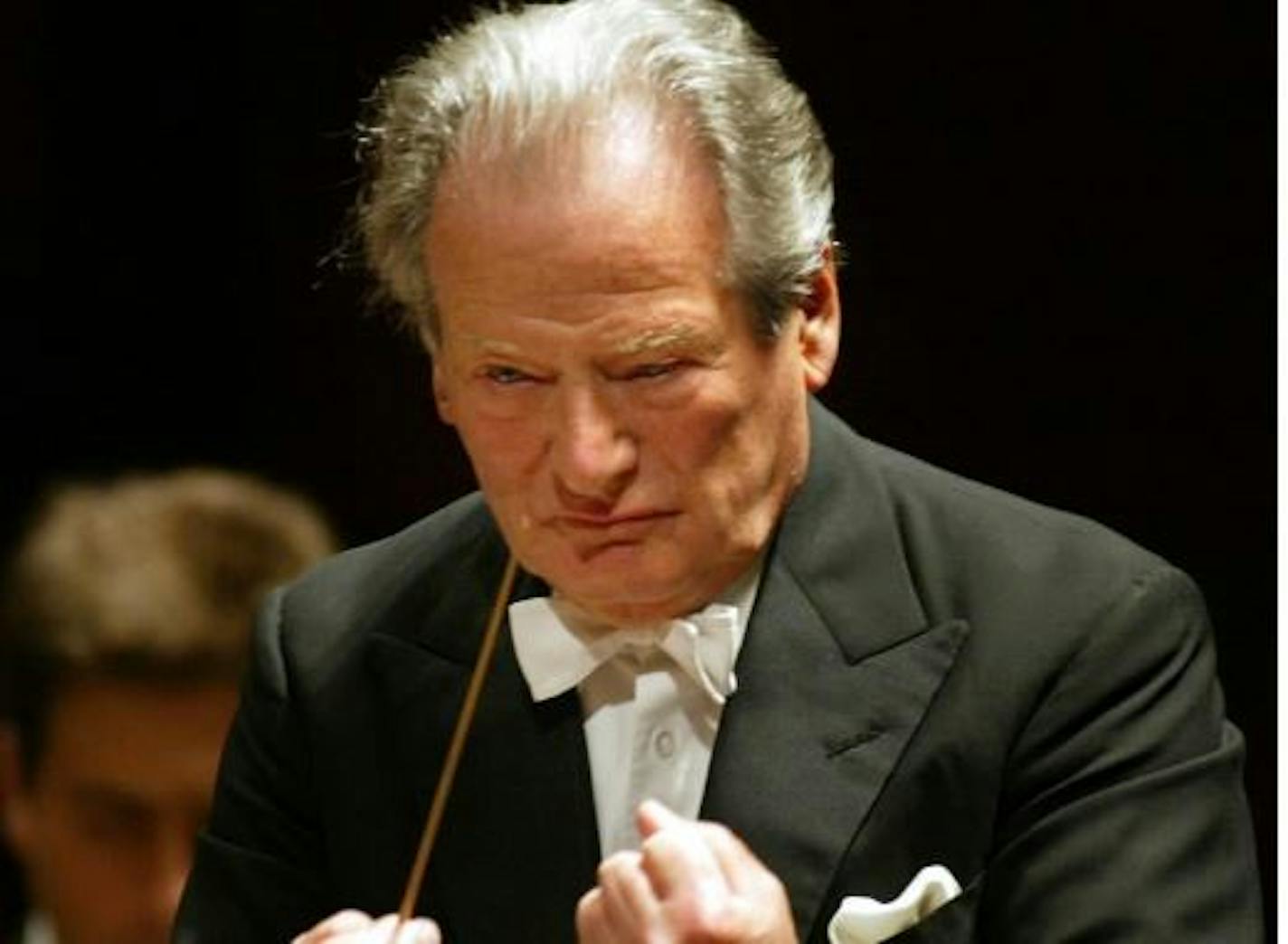 In 2003, Sir Neville Marriner, former Minnesota Orchestra music director, returned to the Minnesota stage for the first time after 17 years.