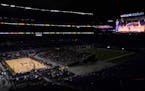 St. Thomas played Wisconsin-River Falls in a NCAA Division III game Friday, Nov. 30, 2018 at U.S. Bank Stadium as part of the U.S. Bank Stadium Basket