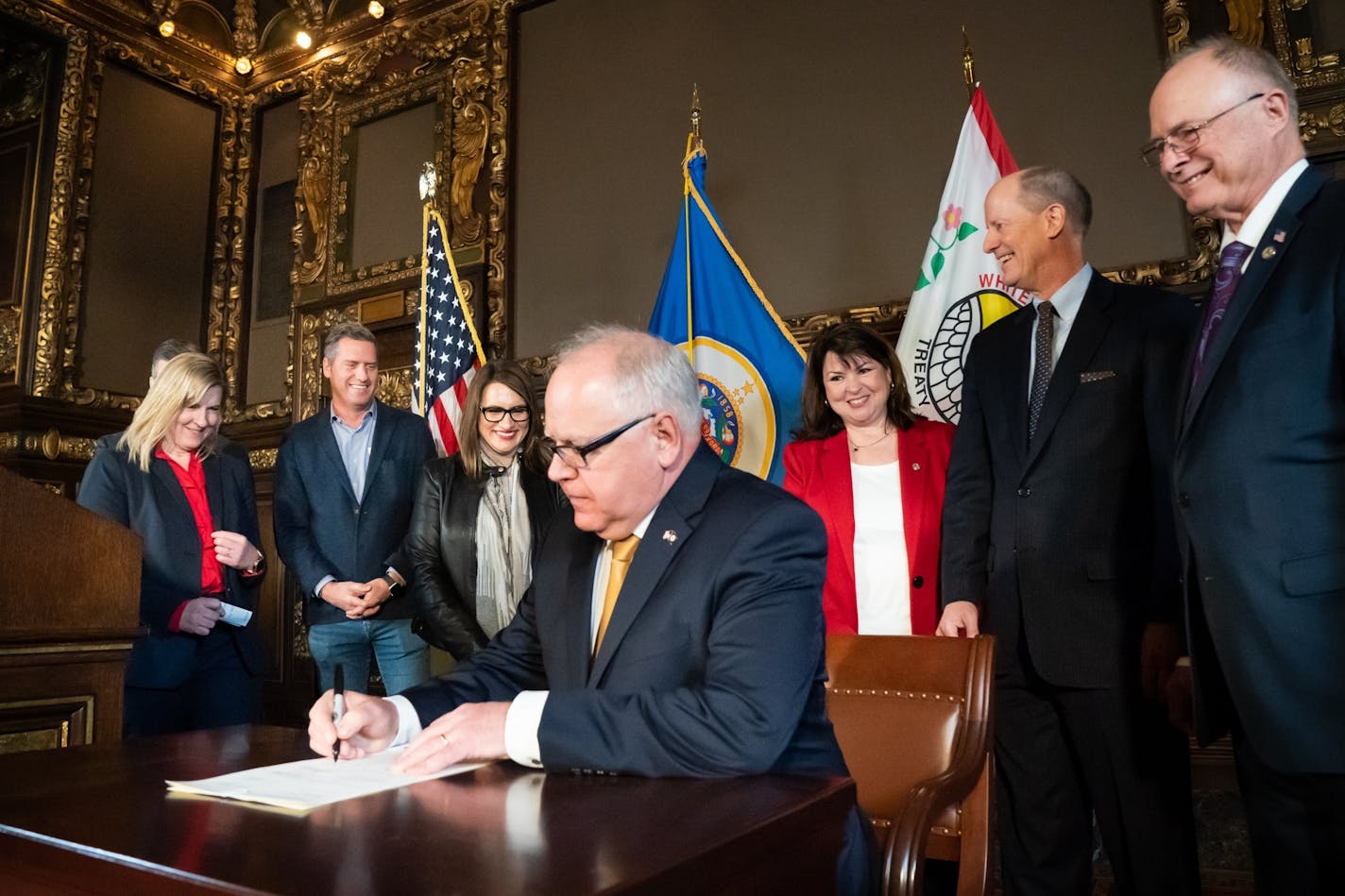 Minnesota Governor Tim Walz signed SF 3813, a bipartisan bill allocating nearly $21 million toward the state COVID-19 response.