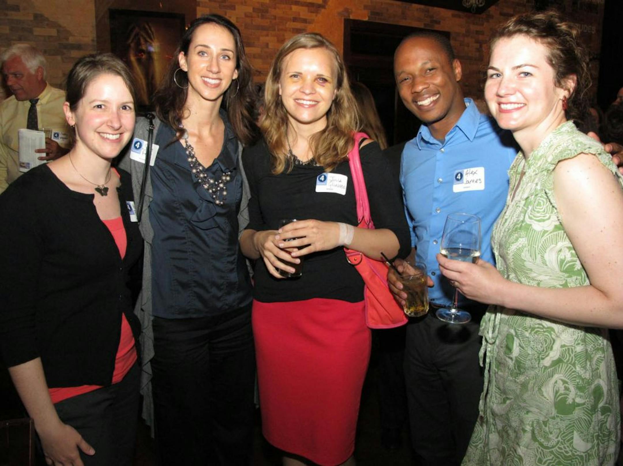 Kenna Poppler, Sara Fesler, Julia Quanrud, Alex James and Amy Greeley.