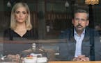 In this image released by Focus Features, Steve Carell, right, and Rose Byrne appear in a scene from "Irresistible." (Daniel McFadden/Focus Features v