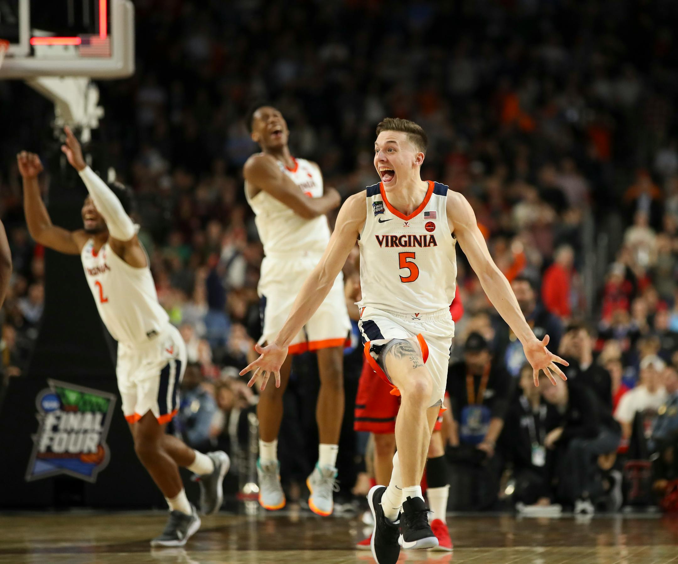 Virginia's Kyle Guy was named Most Outstanding Player of the Final Four. The Cavaliers junior scored 24 points in 45 minutes on Monday night.