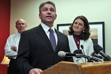 In this file photo, Todd Hoffner talks to the media after being cleared of child pornography charges relating to videos he made of his children. Hoffn