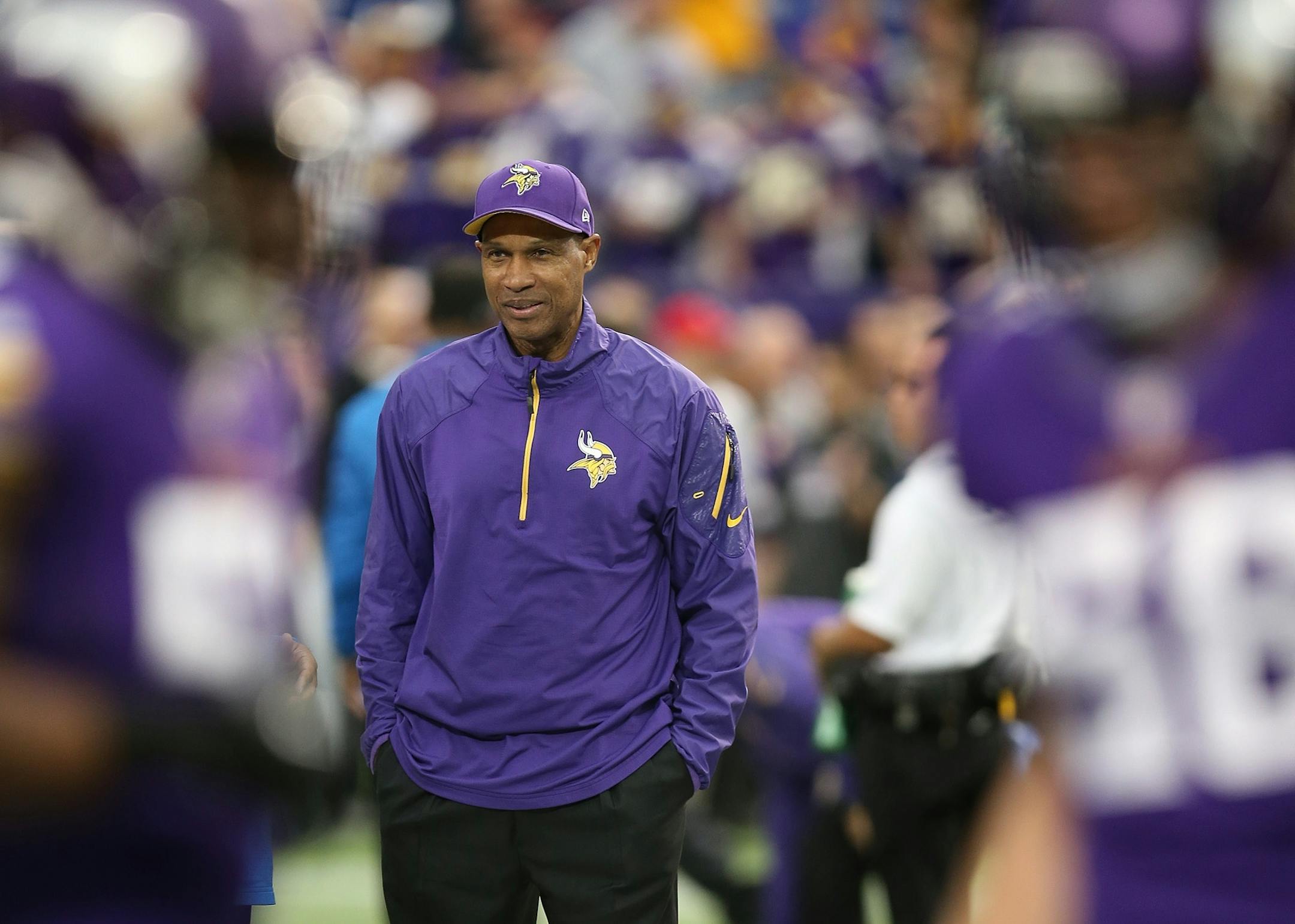 Former Minnesota head coach Leslie Frazier