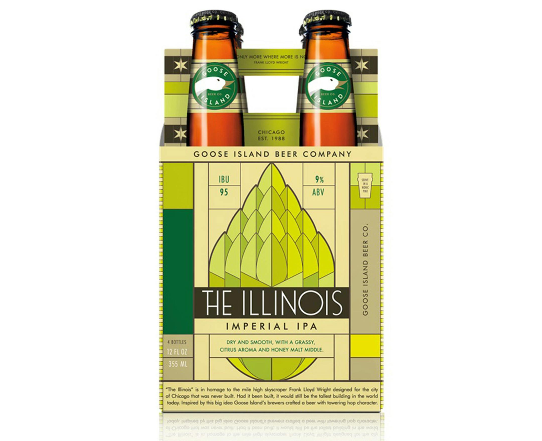 Goose Island The Illinois Imperial IPA for Michael Agnew beer column. Rendering