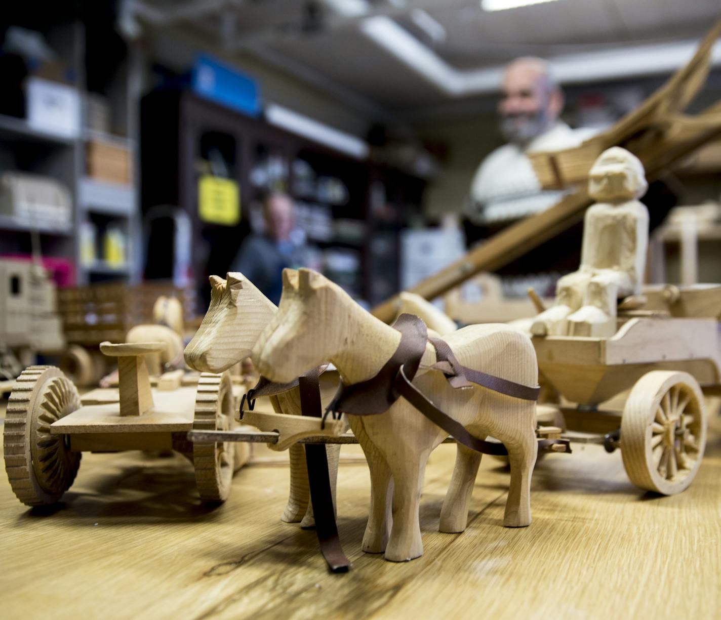 All skill sets are represented in some recent projects of the Glencoe Woodworking Club. The club has more than 40 members and was started in the basement of the city's old high school.