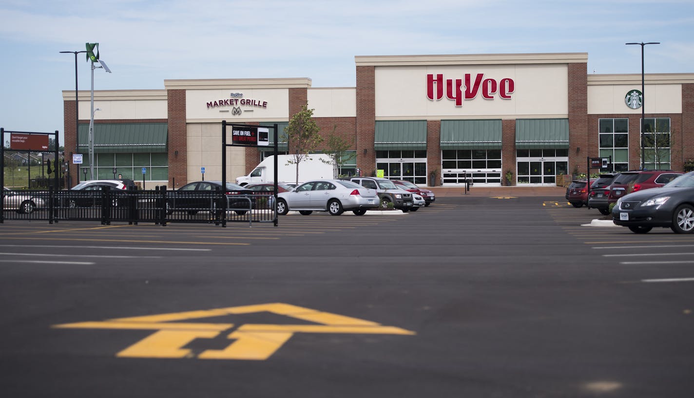 The Hy-Vee supermarket is Lakeville.