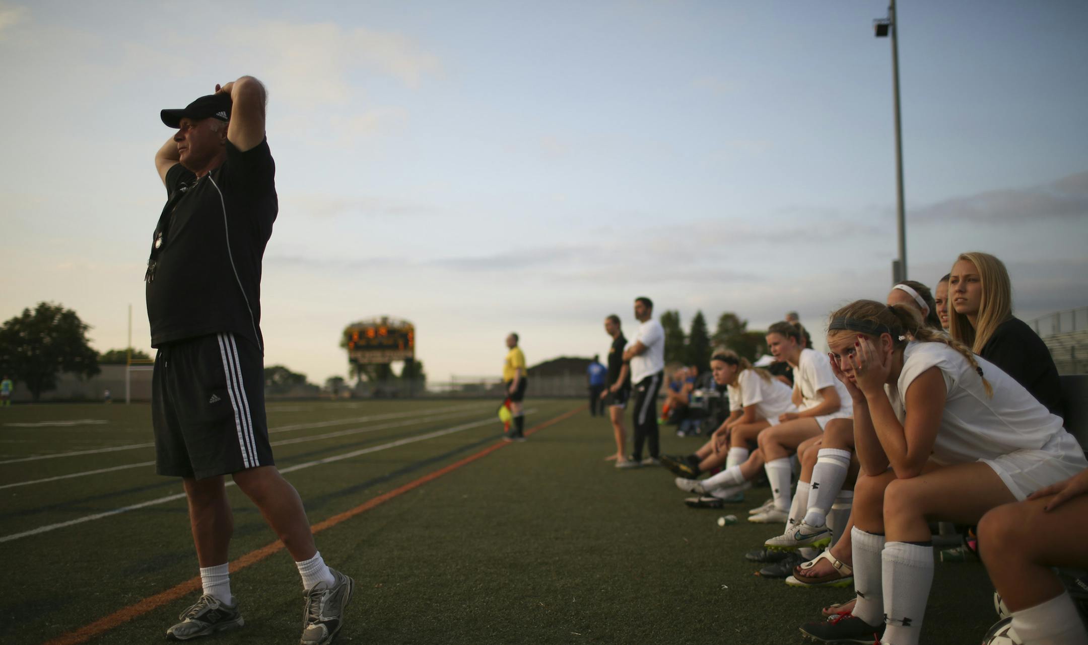 Sightlines are especially important to John Soderholm, who coaches the seventh-ranked Burnsville girls’ soccer team despite a visual impairment.