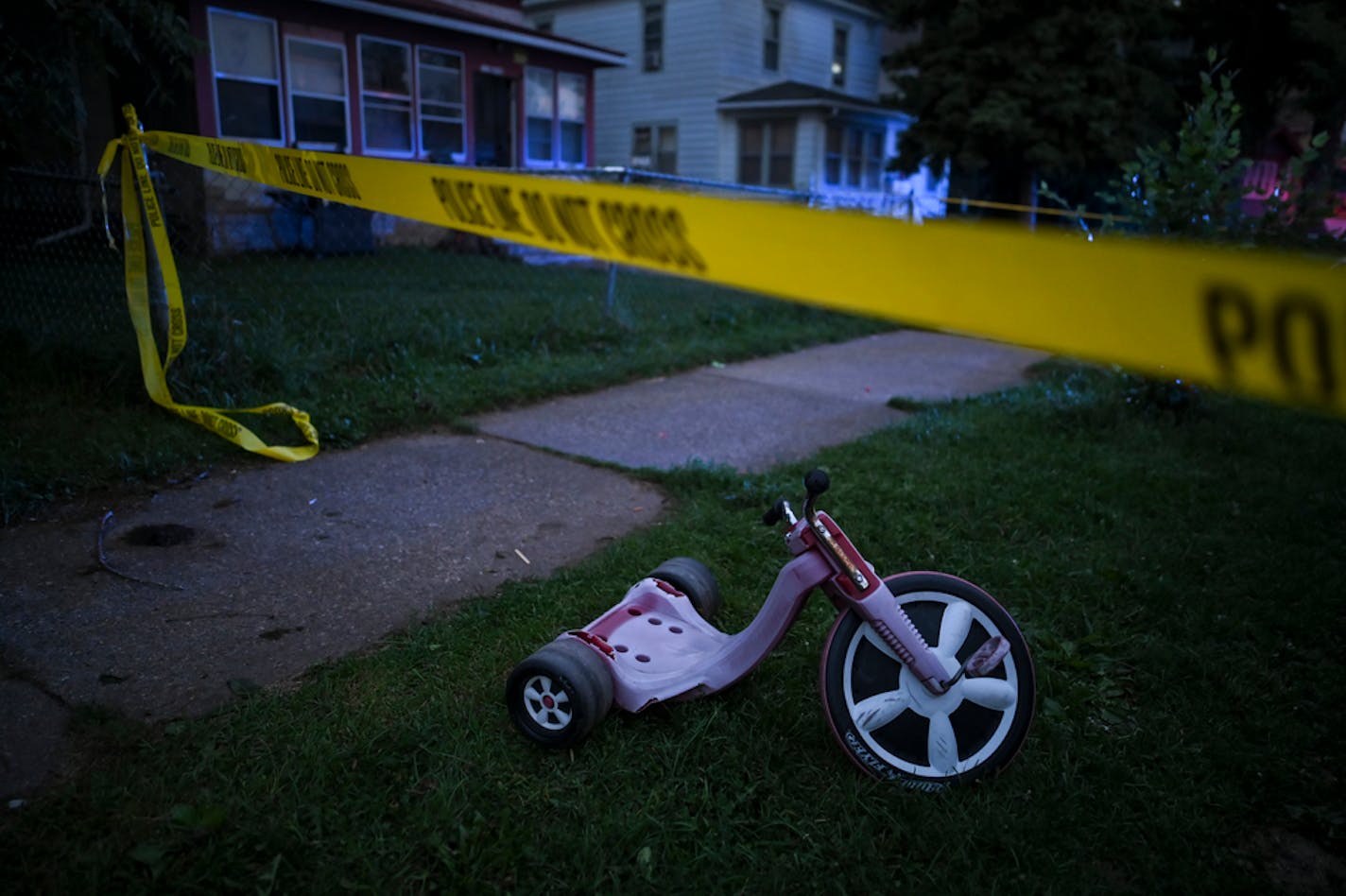 Minneapolis police investigated a shooting, with multiple victims, on Aug. 28 in north Minneapolis.