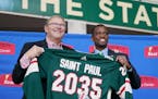 Minnesota Wild owner Craig Leipold and St. Paul Mayor Melvin Carter announced a lease extension that will keep the Minnesota Wild at the Xcel Energy C