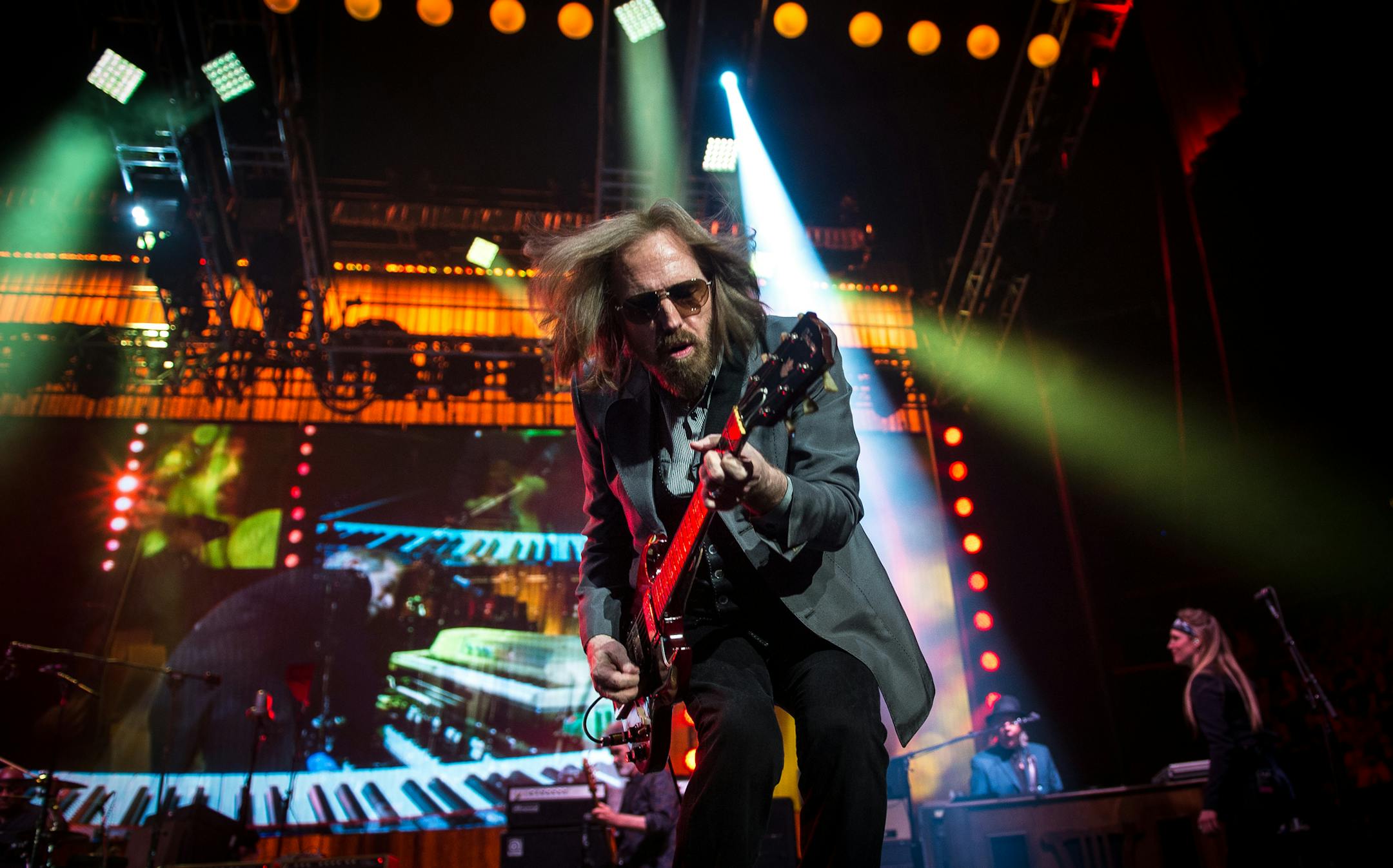 Top Petty and the Heartbreakers performed Saturday night at the Xcel Energy Center. ] AARON LAVINSKY &#xef; aaron.lavinsky@startribune.com Joe Walsh and Tom Petty and the Heartbreakers performed Saturday, June 3, 2017 at Xcel Energy Center in St. Paul, Minn.