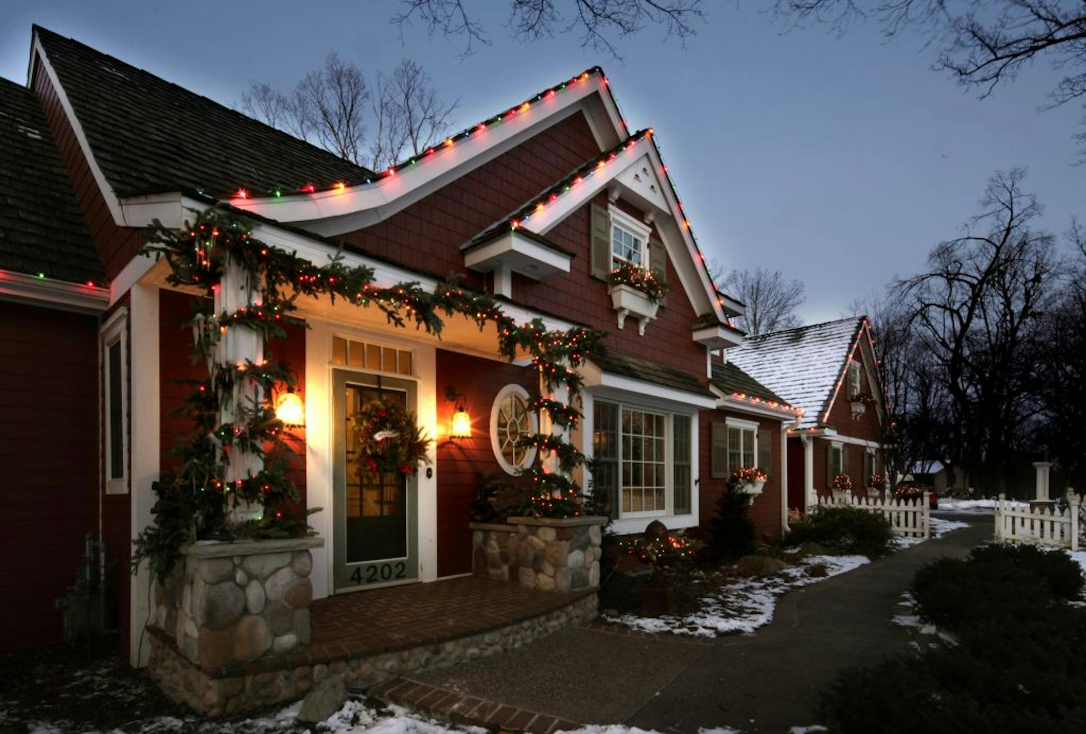 Exterior of Heather Strommen's Deephaven home.