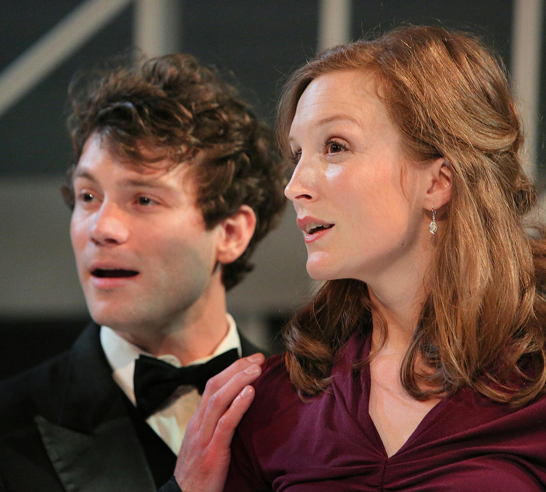 Photographer: Michal Daniel Lucas Wells and Jessica Lind Peterson in "Next to Normal" at Yellow Tree Theatre.