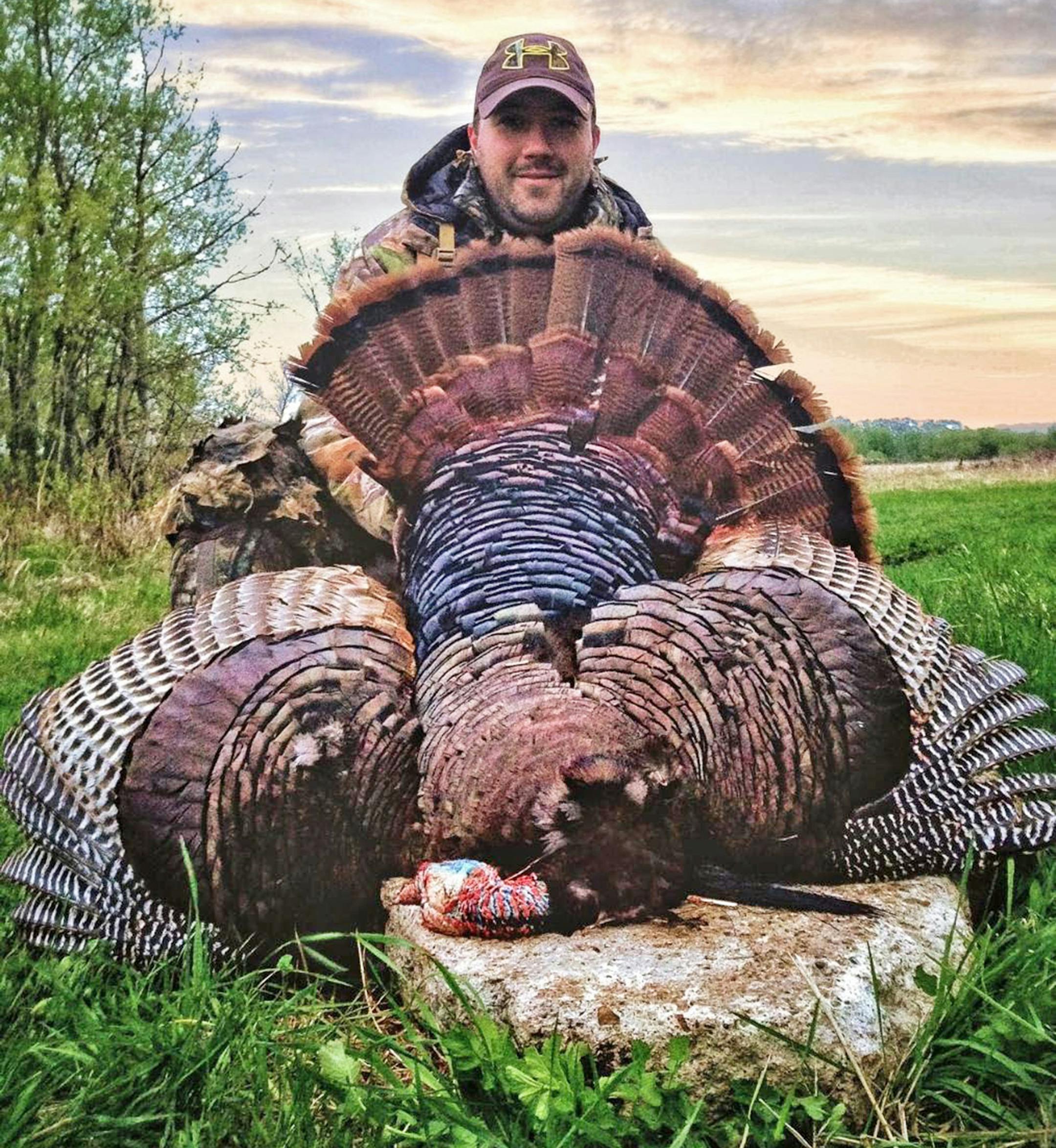 Andy Ness bagged this big tom last year not farm from his farmstead in southeast Minnesota, near the Iowa border.