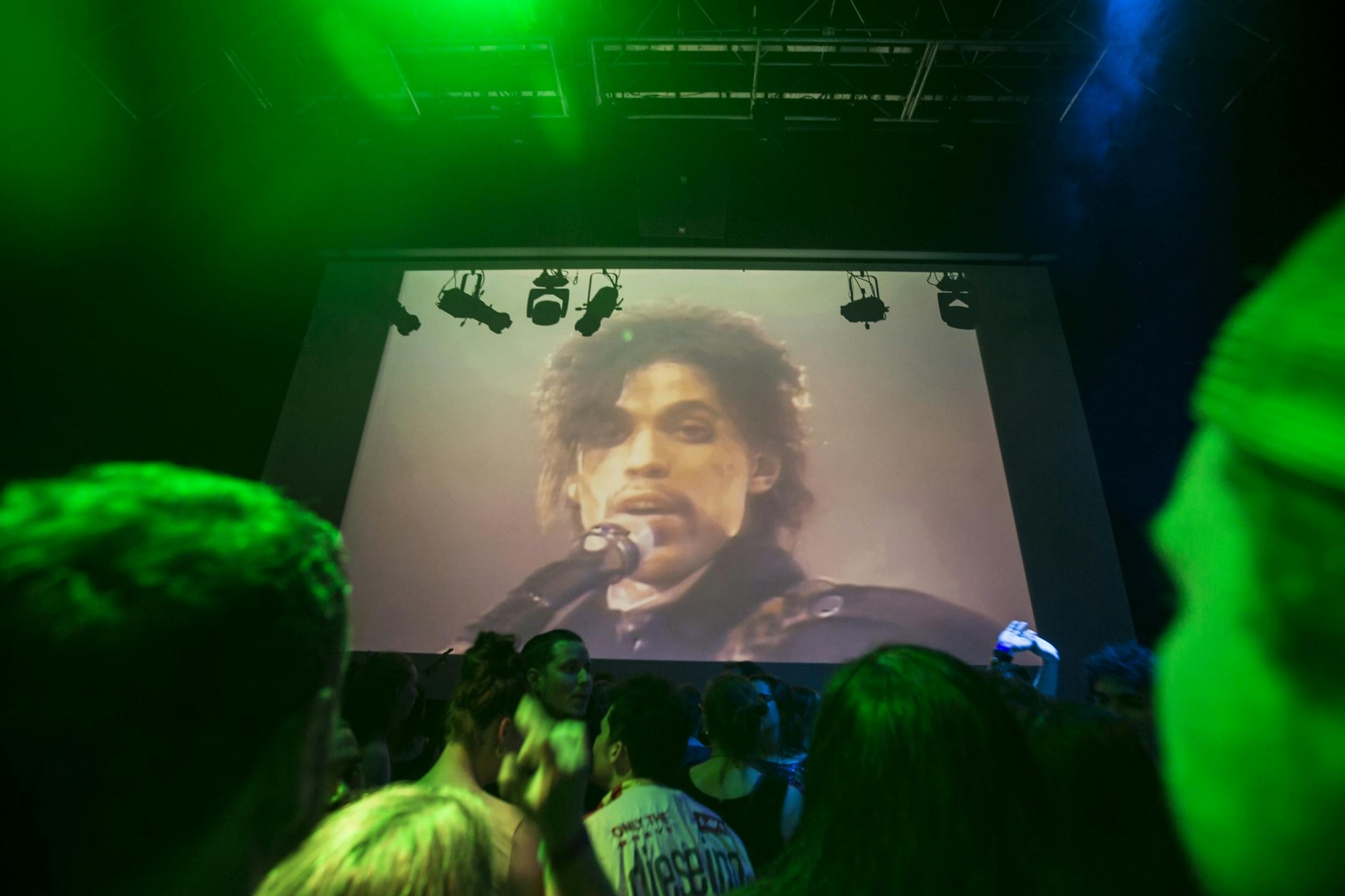 A huge crowd came out for a Prince all night dance party at First Avenue on Thursday night, April 21, 2016.