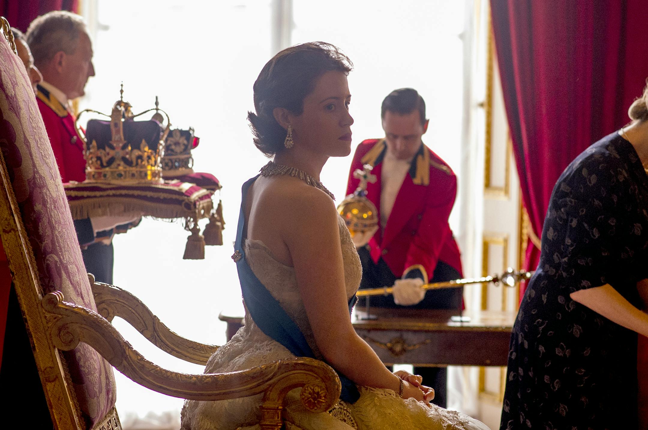 Claire Foy as Elizabeth in "The Crown."