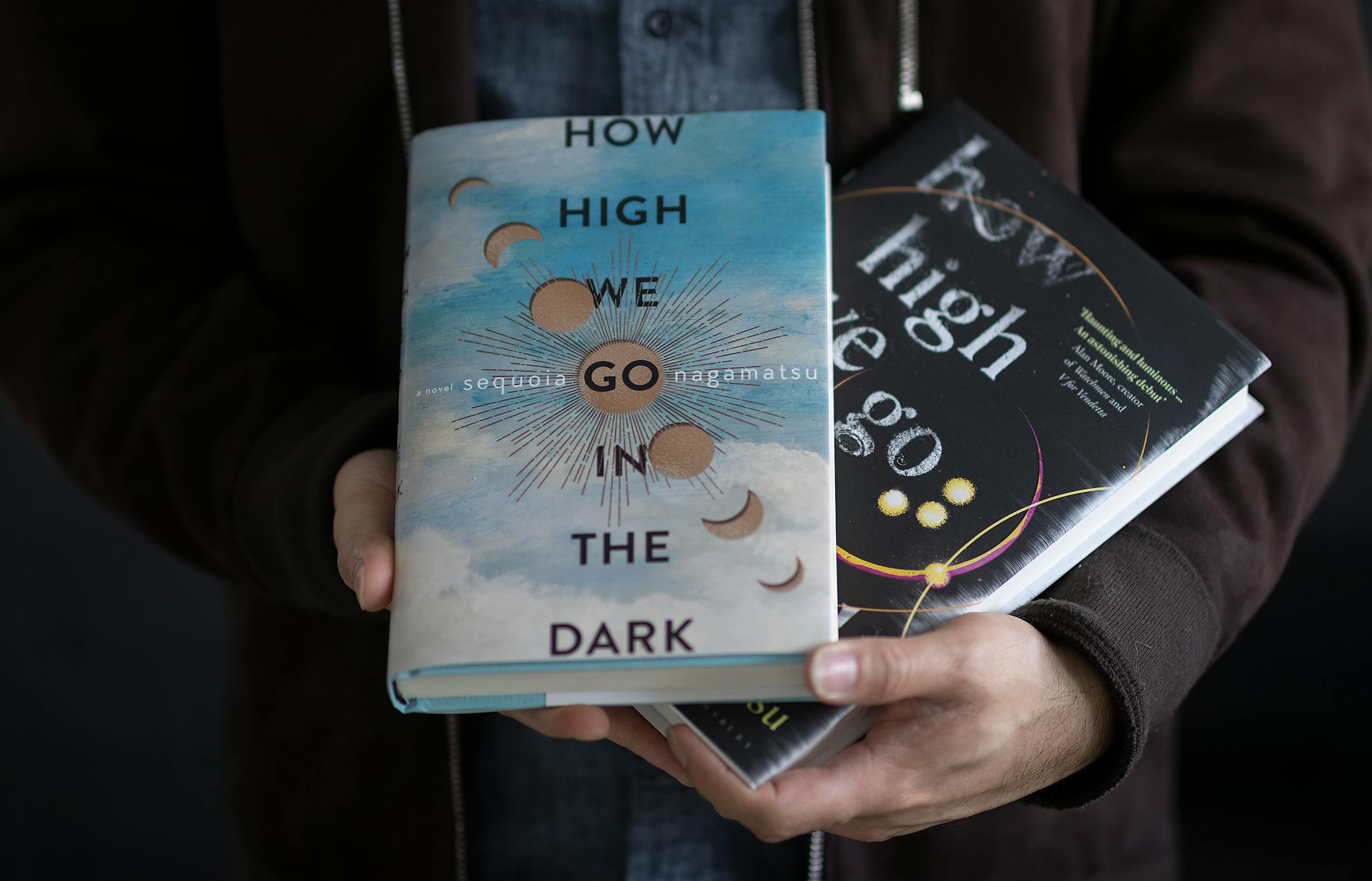 Minneapolis writer Sequoia Nagamatsu, whose new novel "How High We Go in the Dark" poses for a photo, Friday, Jan. 7, 2022 at his home in Minneapolis, Minn. The book will be published on Jan. 18. It is his first novel. It's about an ancient virus that is released into the world when climate change causes the permafrost to melt. He started writing it 10 years before COVID. ] Elizabeth Flores • liz.flores@startribune.com
