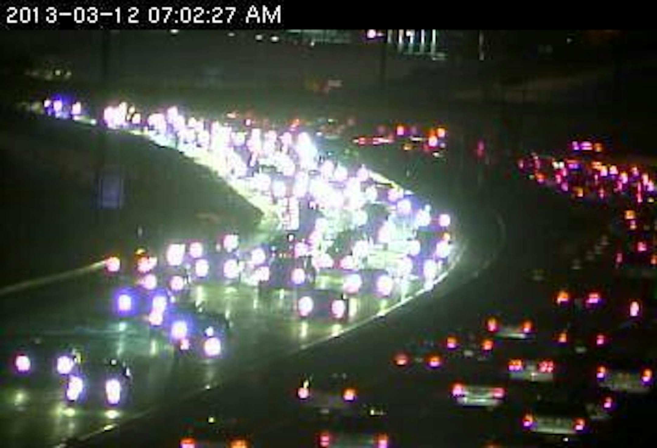 Eastbound 494 at Penn Avenue.