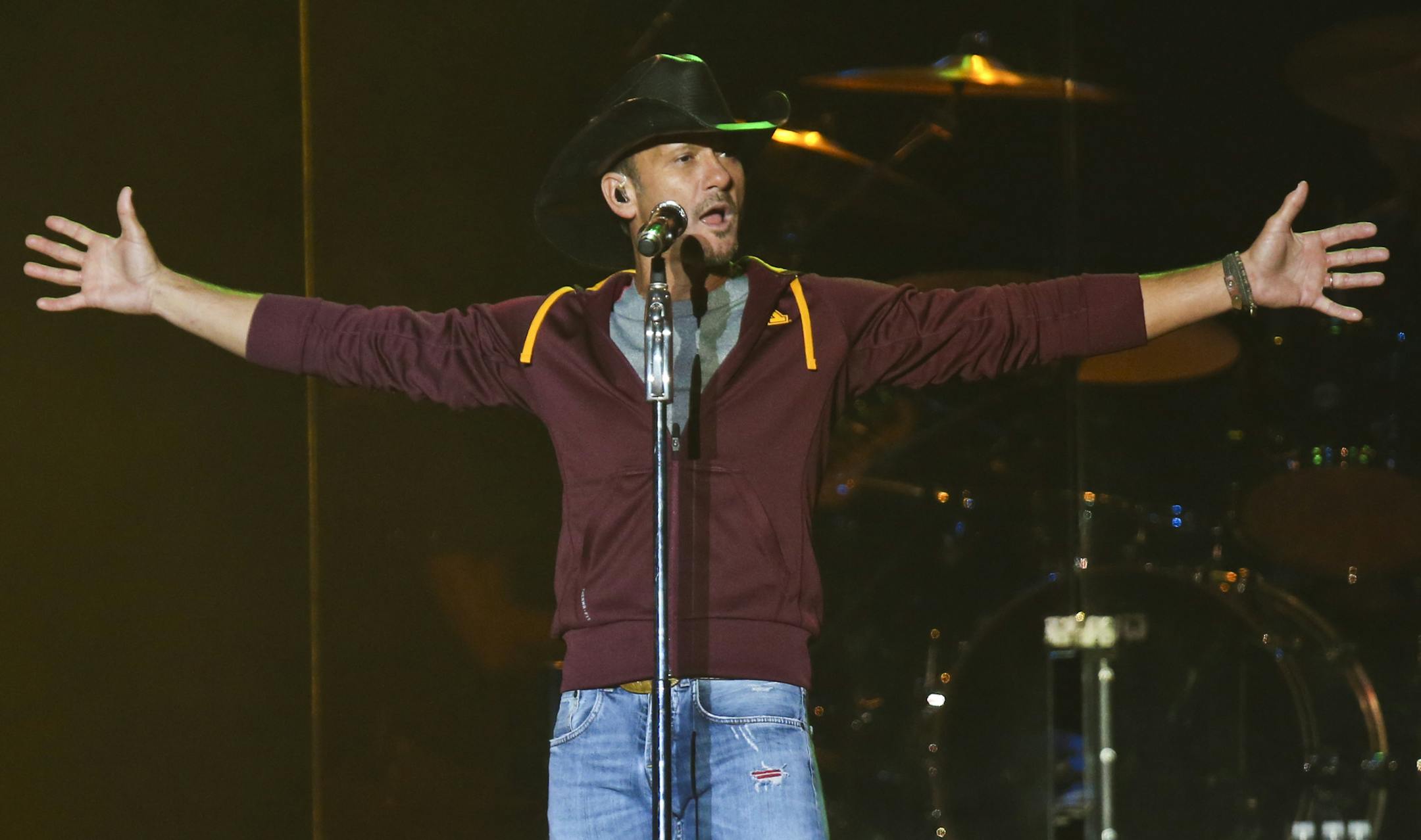 Tim McGraw performed on the last night at the Minnesota State Fair in Falcon Heights, Minn., on Monday, September 2, 2013. ] (RENEE JONES SCHNEIDER ‚Ä¢ reneejones@startribune.com)