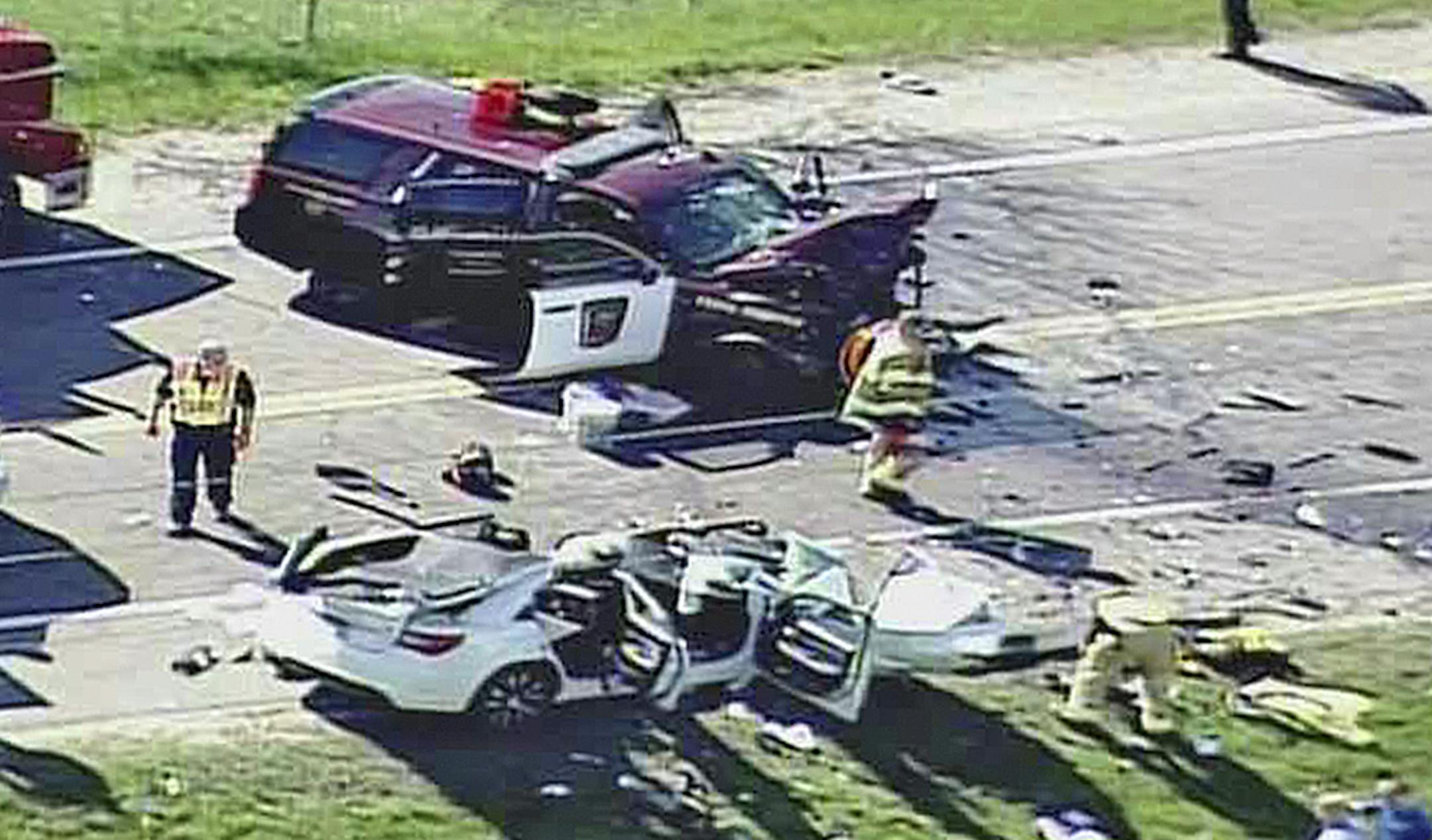 Minnesota Department of Transportation cameras at Interstate 35 North and 195th Street in Lakeville. This photo by Chopper 5 Credit: Photo provided by KSTP