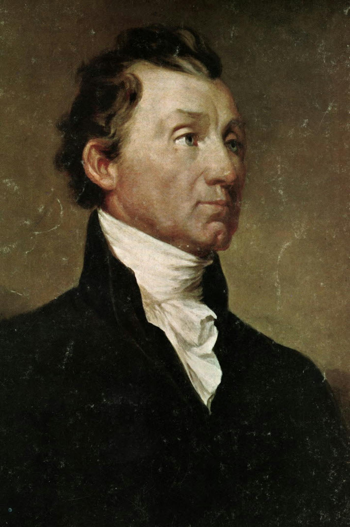 Undated photo of a portrait of U.S. President James Monroe. (AP Photo)