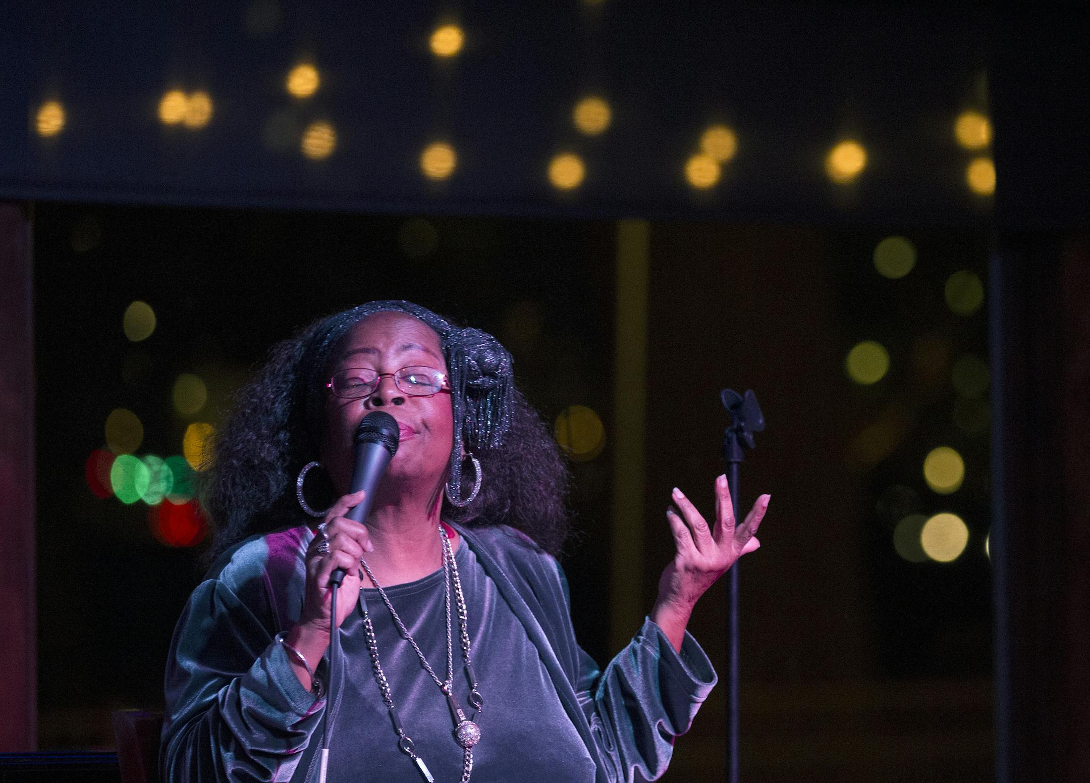 ] CARLOS GONZALEZ cgonzalez@startribune.com - January 31, 2016, Fridley, MN, Crooners, new music spot in Fridley focusing on their new Dunsmore Room w its Bosendorfer piano. concert. w Dan Chounaird on piano and singer Debbie Duncan.