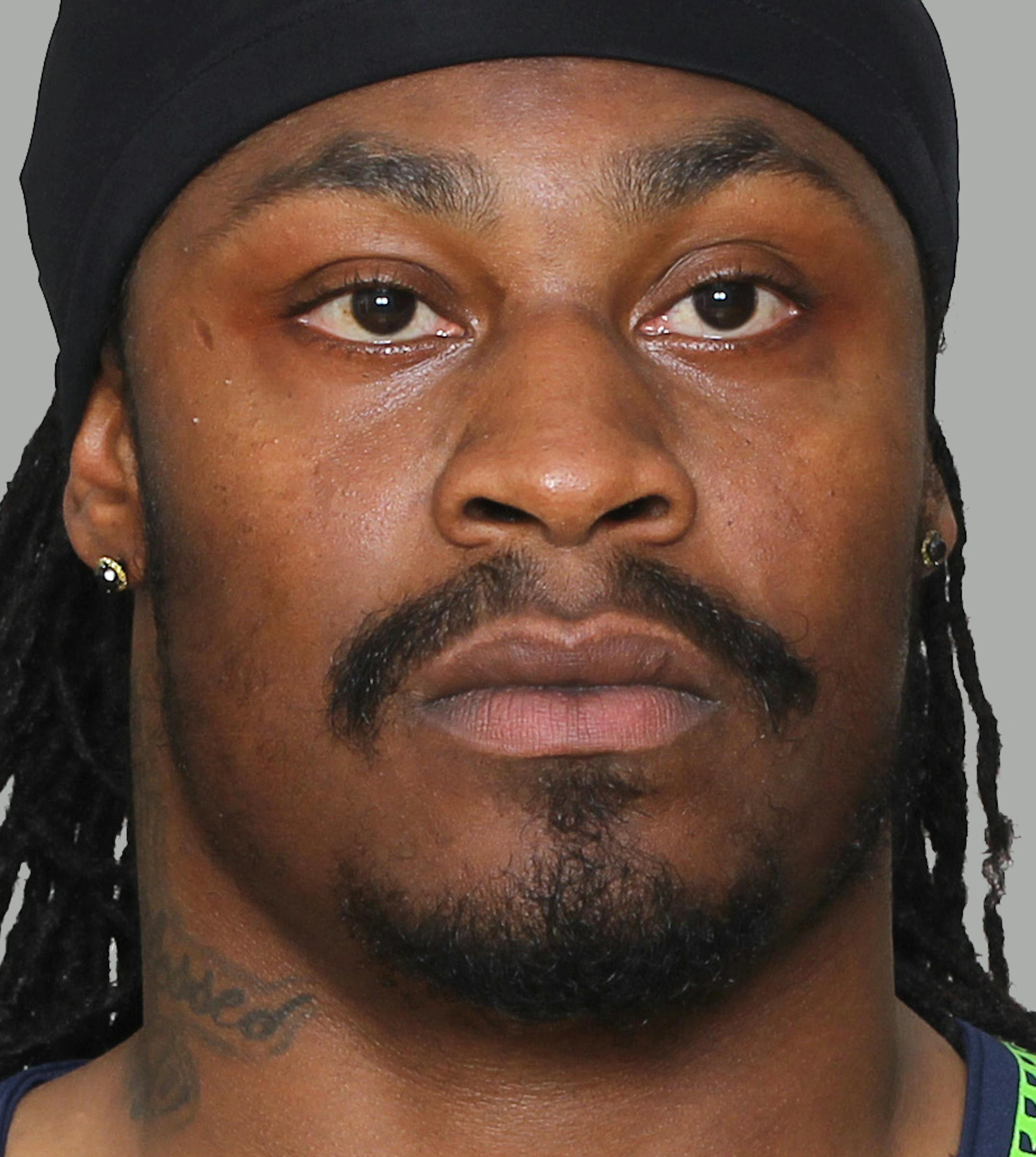 This is a photo of Marshawn Lynch of the Seattle Seahawks NFL football team. This image reflects the Seattle Seahawks active roster as of Friday, July 12, 2013. (AP Photo) ORG XMIT: NFLHS13