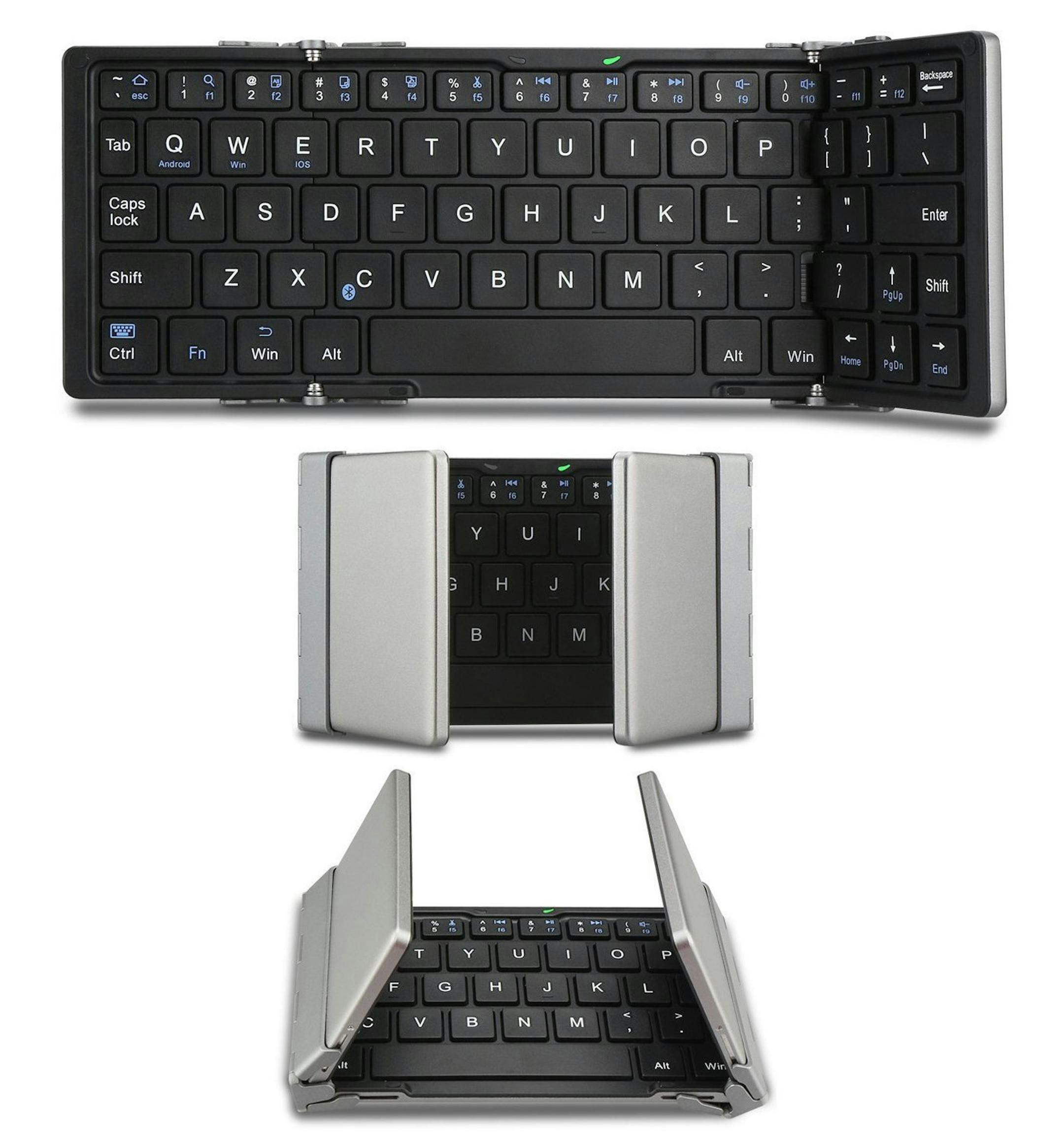 iClever's Portable Tri-folding Wireless Keyboard with Touchpad
