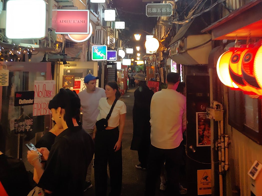 Omoide Yokocho, aka Piss Alley, is a popular nightlife area in Tokyo despite its name.