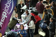 Minneapolis-St. Paul International Airport hosted a hiring event just weeks before the pandemic shut down the economy in 2020.
