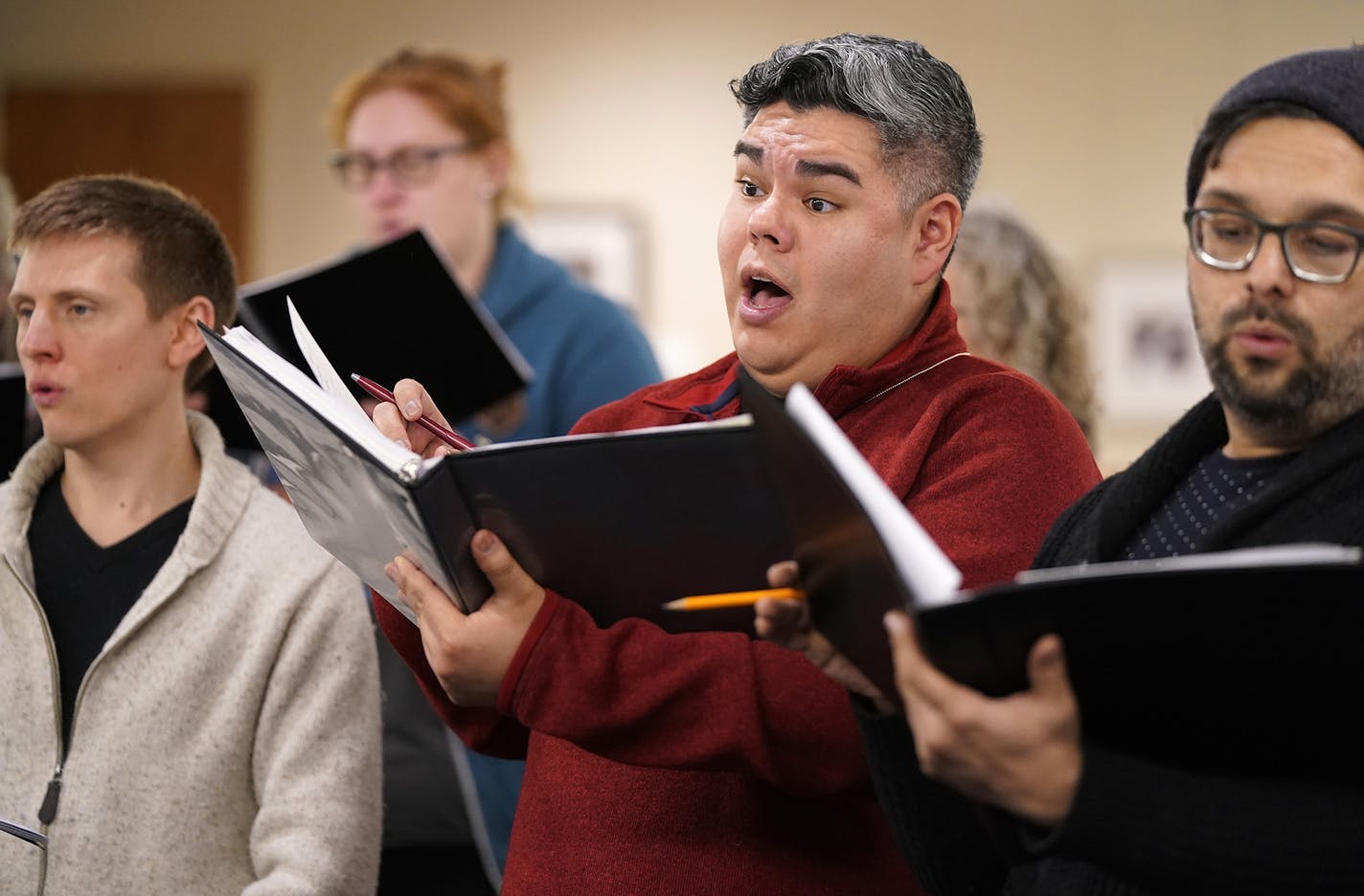 Tenor Matthew Valverde sang a solo part.