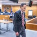 Nicolae Miu makes his way out of the courtroom after the guilty verdict at the St. Croix County District Court in Hudson, Wis., on Thursday. Miu was c