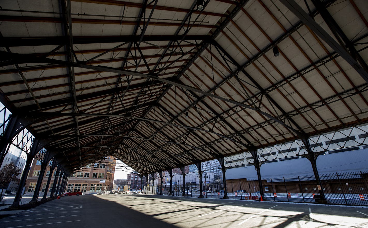 The Milwaukee Road Depot in Minneapolis will expand and enclose the remaining portion of the old train shed and turn it into banquet space. ] CARLOS GONZALEZ cgonzalez@startribune.com - December 27, 2016, Minneapolis, MN, The Milwaukee Road Depot will expand and enclose the remaining portion of the old train shed and turn it into banquet space.