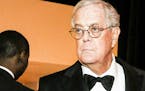 FILE -- David Koch at a gala in New York on April 21, 2015. Koch, who joined his brother, Charles Koch, in business and political ventures that grew i