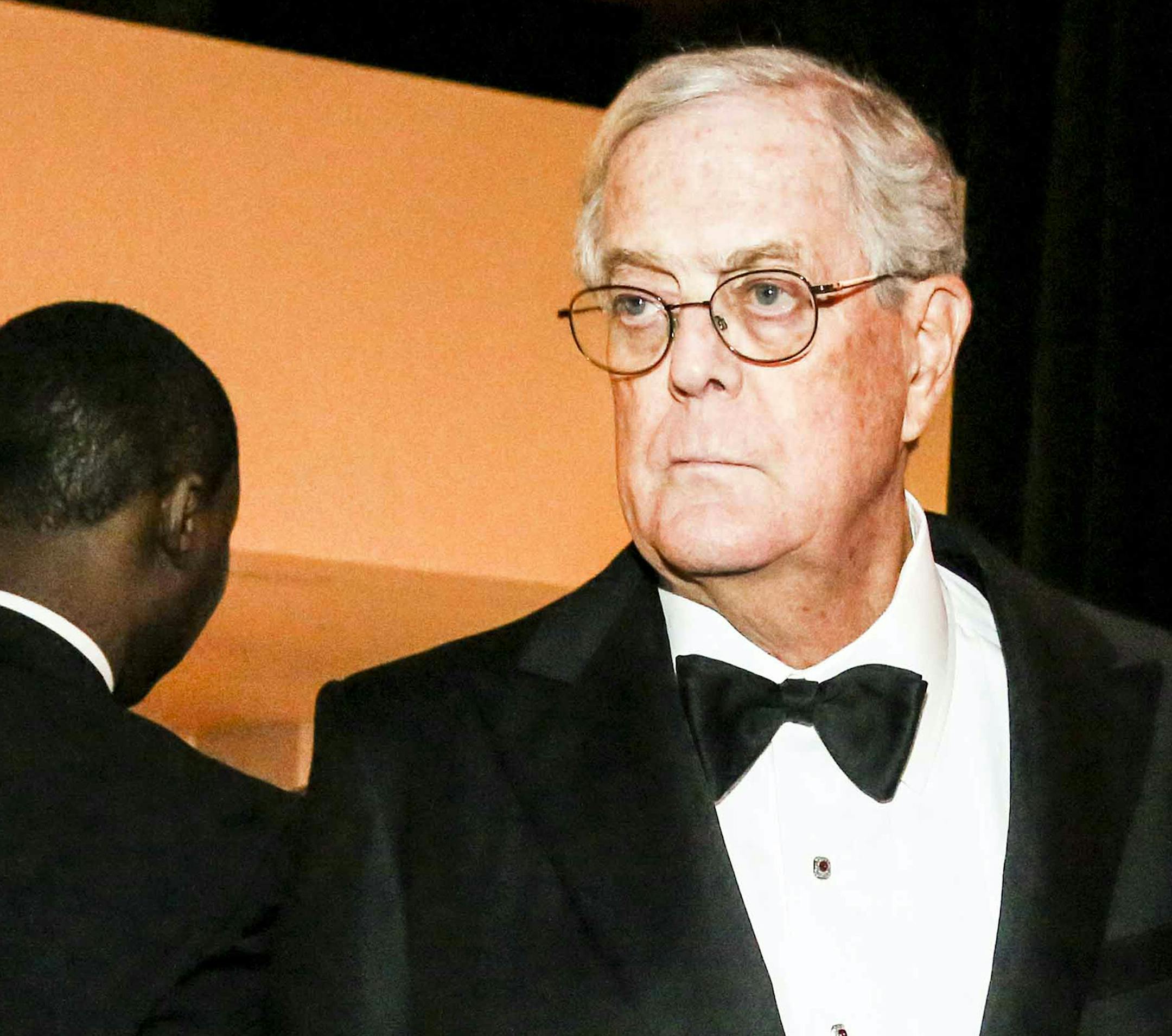 FILE -- David Koch at a gala in New York on April 21, 2015. Koch, who joined his brother, Charles Koch, in business and political ventures that grew into the nation’s second-largest private company and a powerful right-wing libertarian movement that helped reshape American politics, has died, his brother Charles announced on Friday, Aug. 23, 2019. He was 79. (Krista Schlueter/The New York Times)