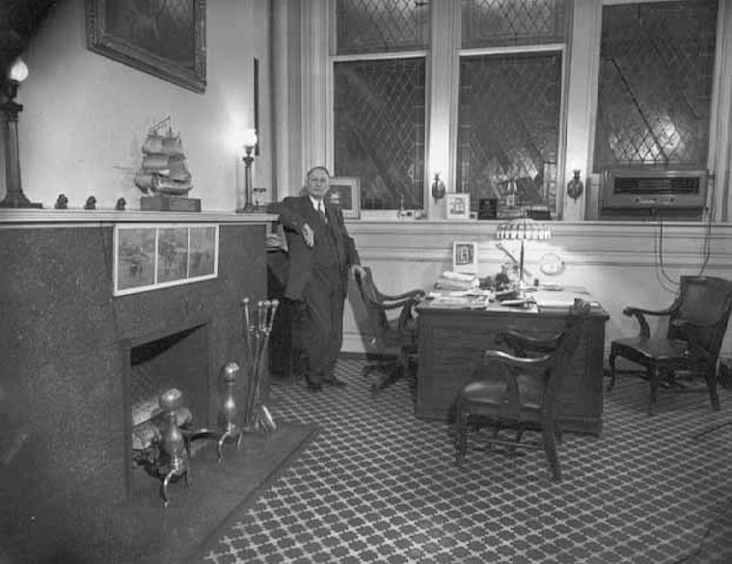 Northwestern Miller office, 1953.