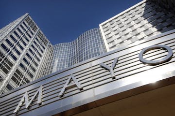 The Mayo Clinic's Gonda Building in downtown Rochester.