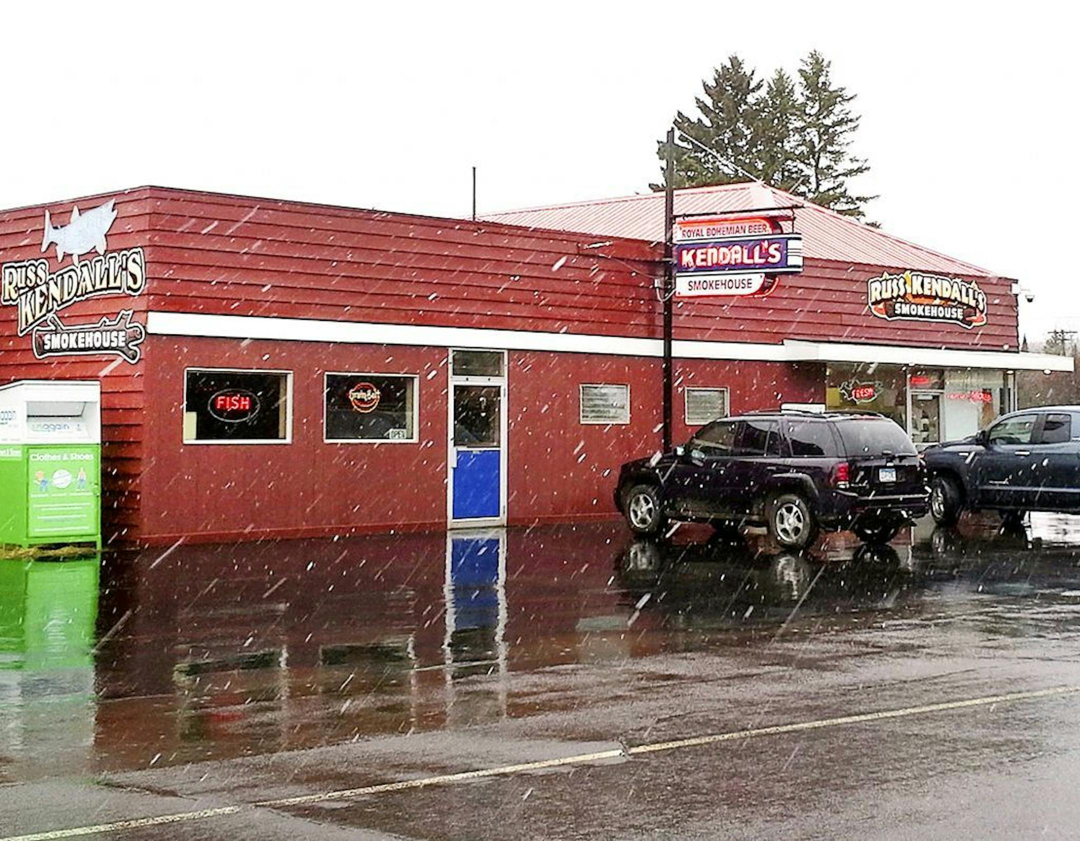 Russ Kendall's Smokehouse has long been a fixture along Lake County Highway 61 in Knife River.