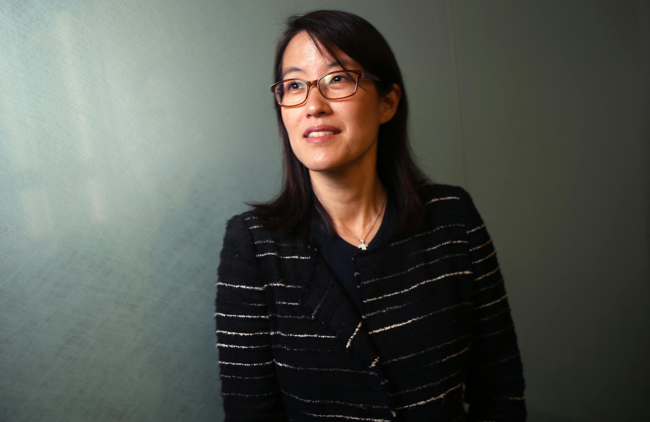 Ellen Pao is photographed on Sept. 7, 2016, in San Francisco, Calif. Pao says data that LinkedIn released recently, which shows an apathetic response by investors and entrepreneurs to their industry's lack of diversity, illustrate a broken venture capital system. (Aric Crabb/Bay Area News Group/TNS)