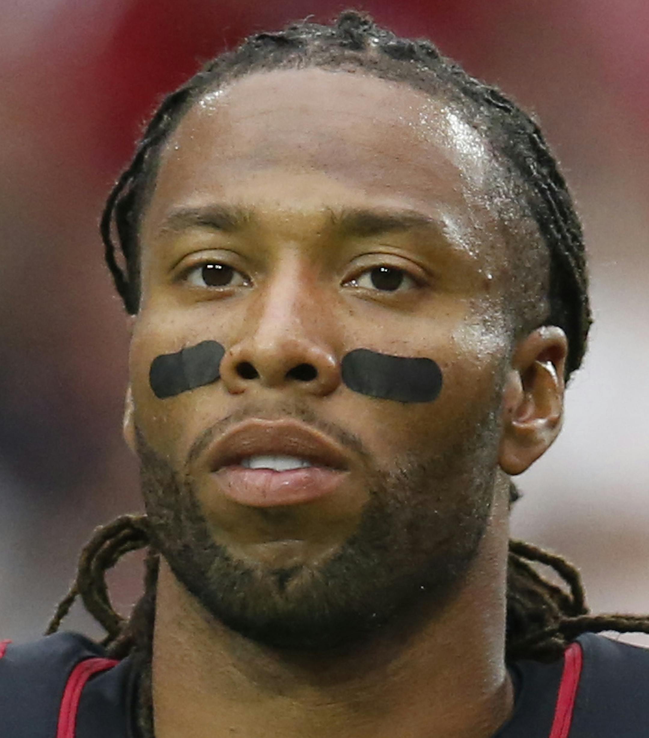 Arizona Cardinals wide receiver Larry Fitzgerald (11) during an NFL football game against the St. Louis Rams, Sunday, Oct. 4, 2015, in Glendale, Ariz. (AP Photo/Rick Scuteri)