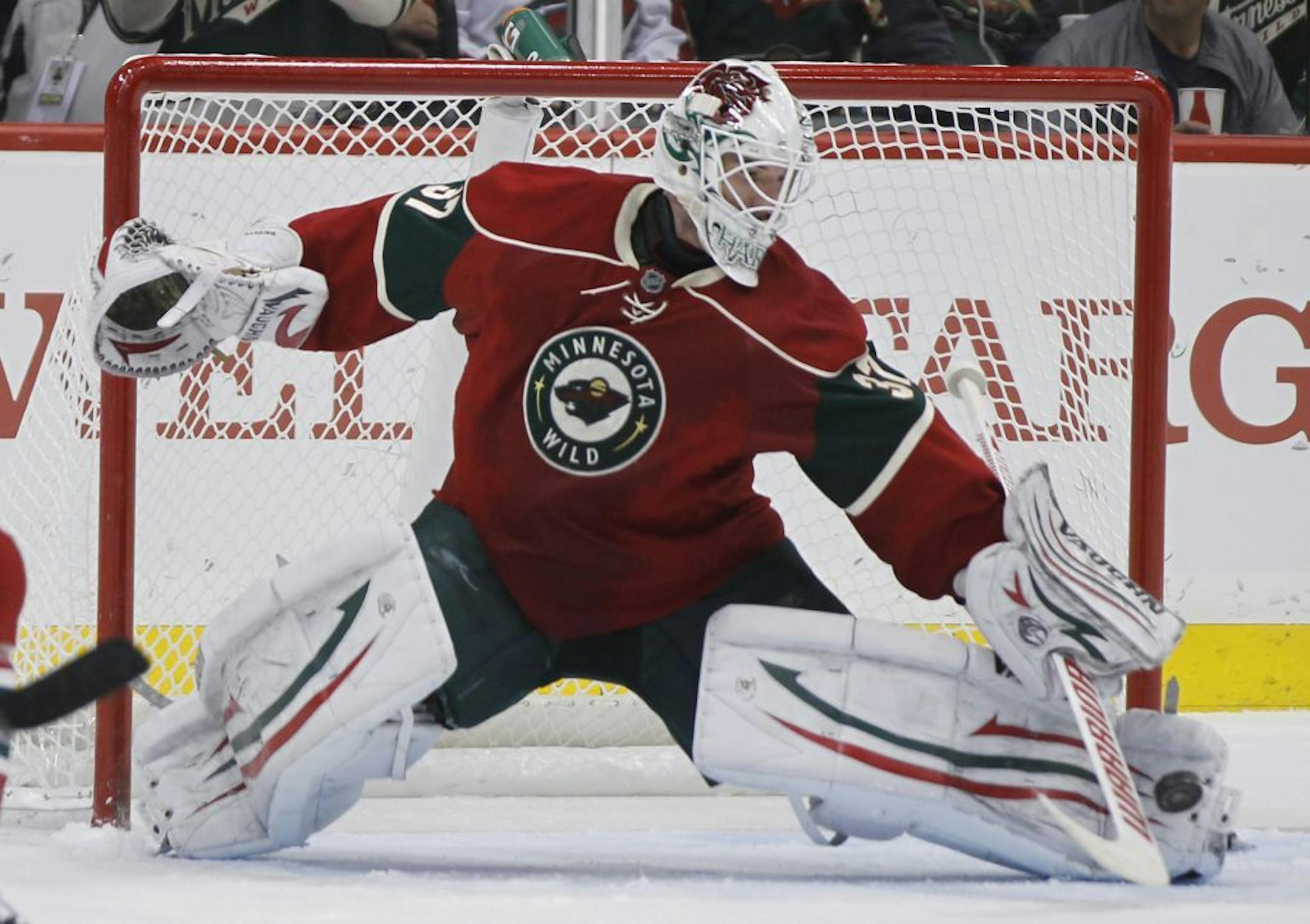 Wild goalie Josh Harding.