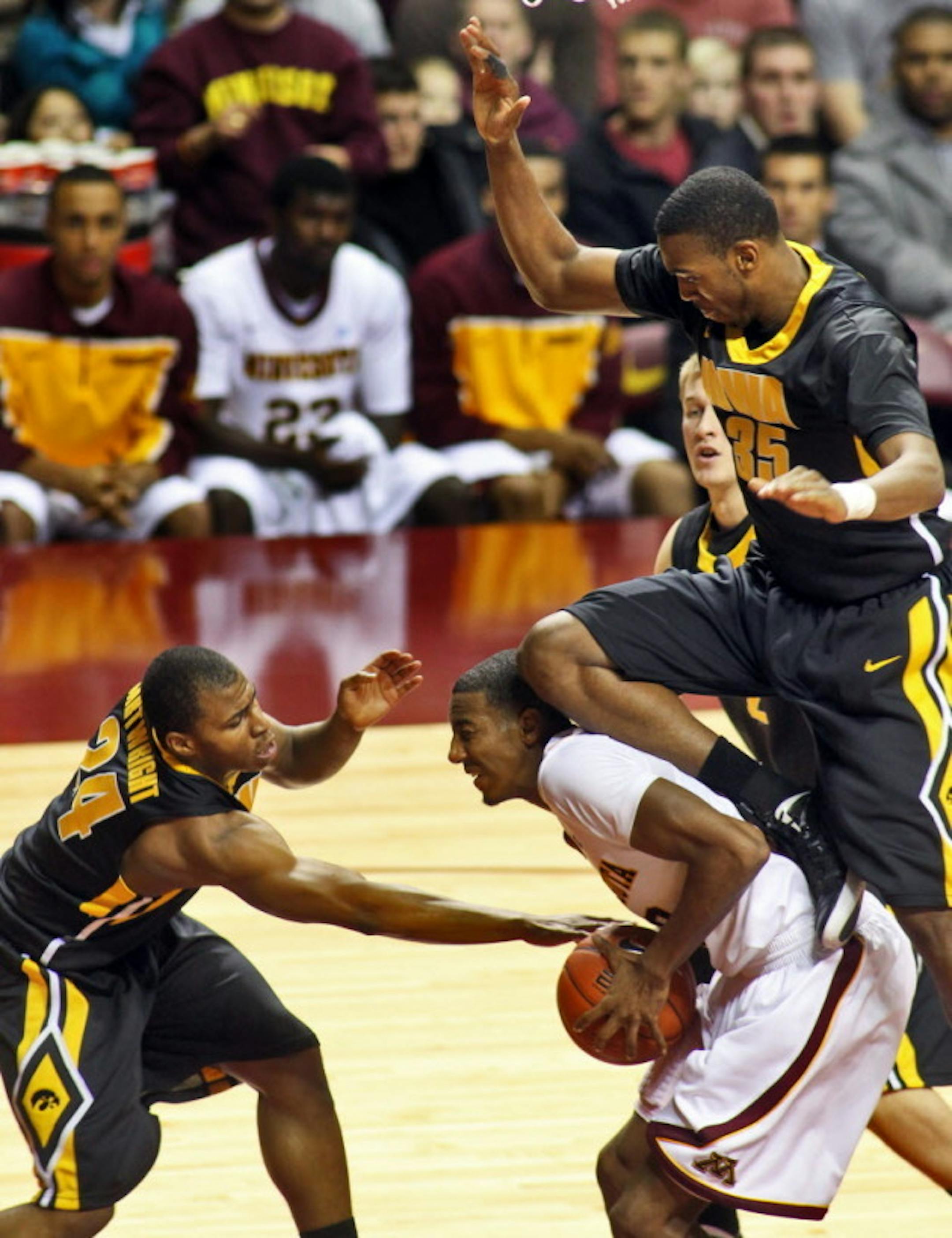 After the first, the Gophers let Iowa take the momentum, and got beat up.
