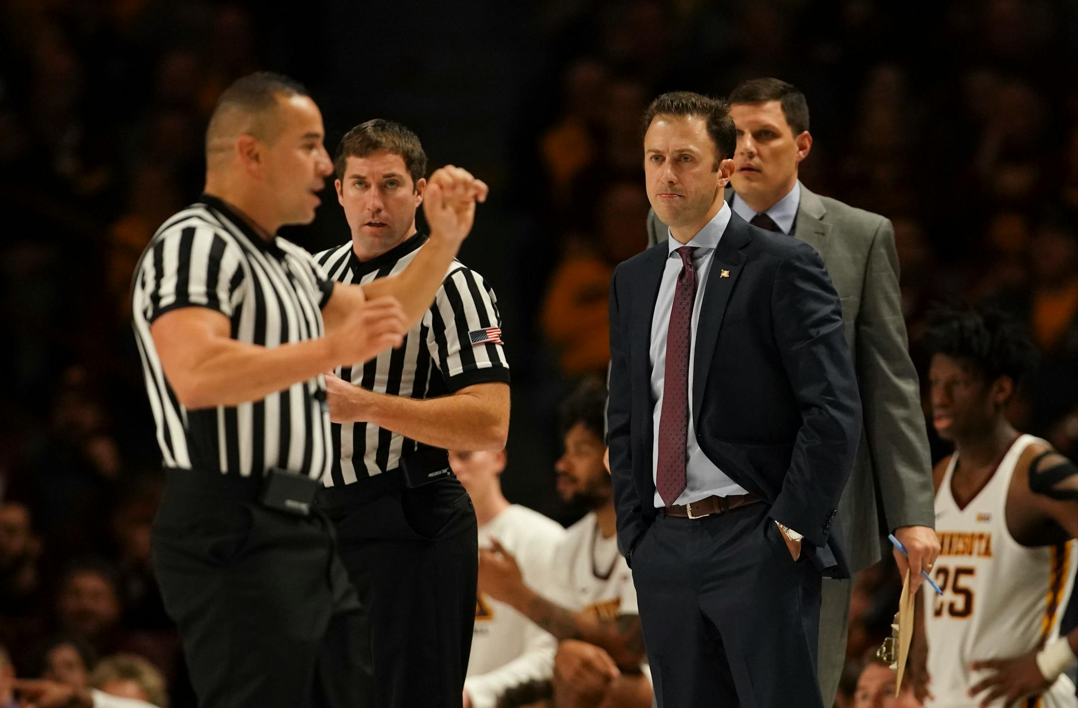 Gophers head coach Richard Pitino