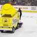 IMAGE DISTRIBUTED FOR PEEPS� - Just in time for spring, the sweetest machine on ice, the new PEEPS� Zamboni� machine is unveiled at the Lehigh V