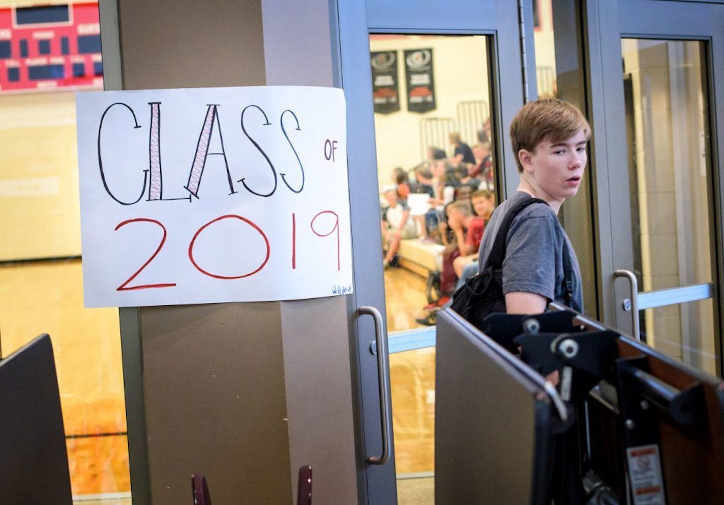 School started two weeks before Labor Day for students at Shakopee High School. The district was one of 36 districts statewide that received waivers this year to start their school year early.