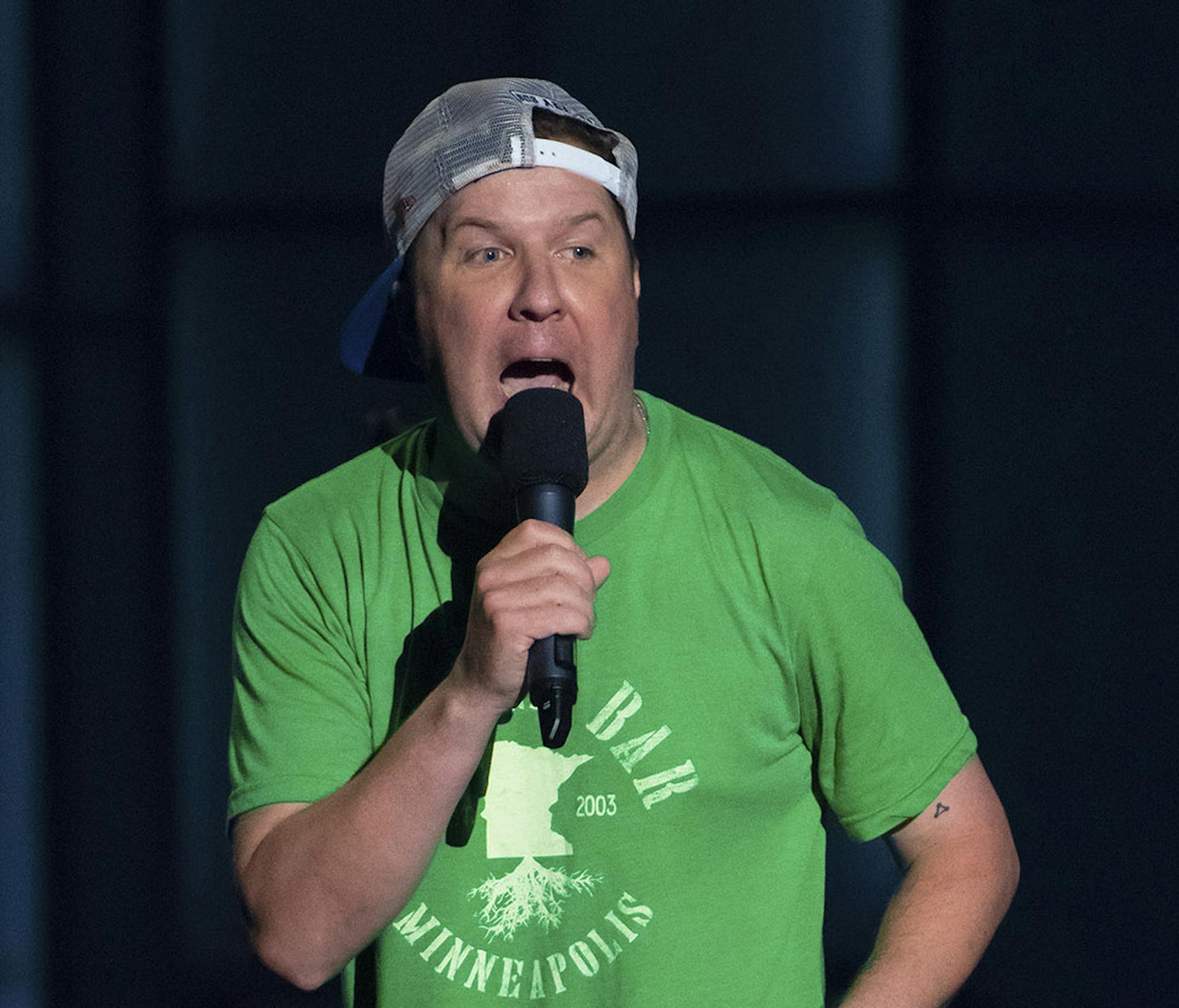 Nick Swardson performing in Montreal in “Comedians of the World" on Netflix.
credit: Netflix