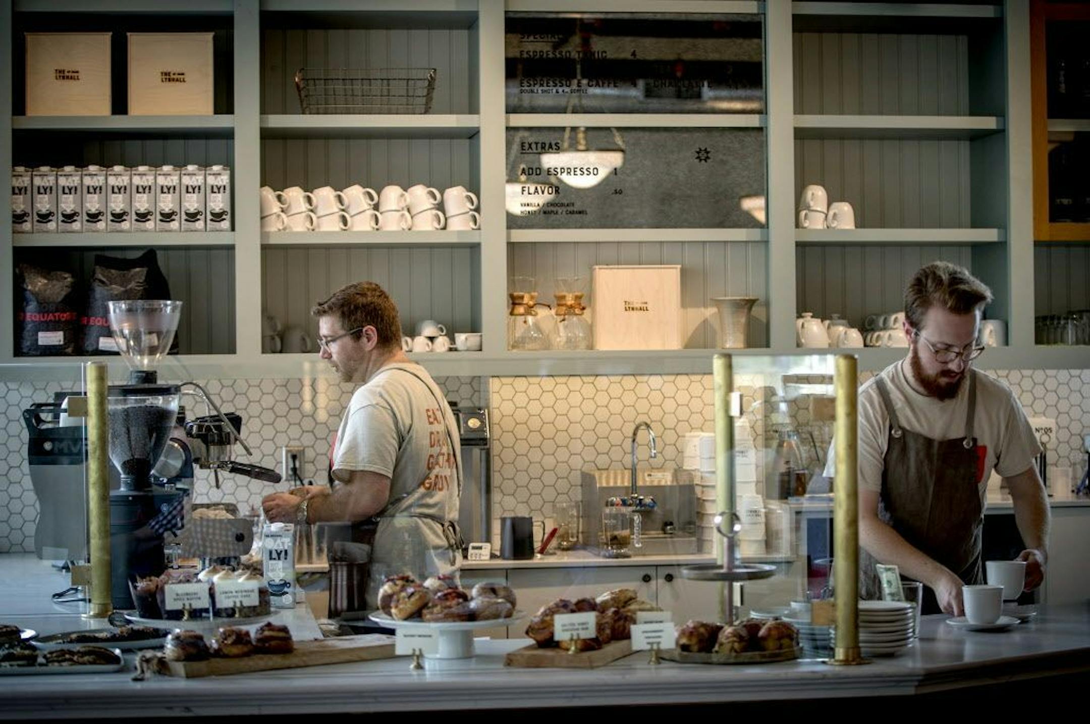 The Lynhall, a new and potentially influential all-day cafe in south Minneapolis, which marries high culinary style with quick service and moderate prices.