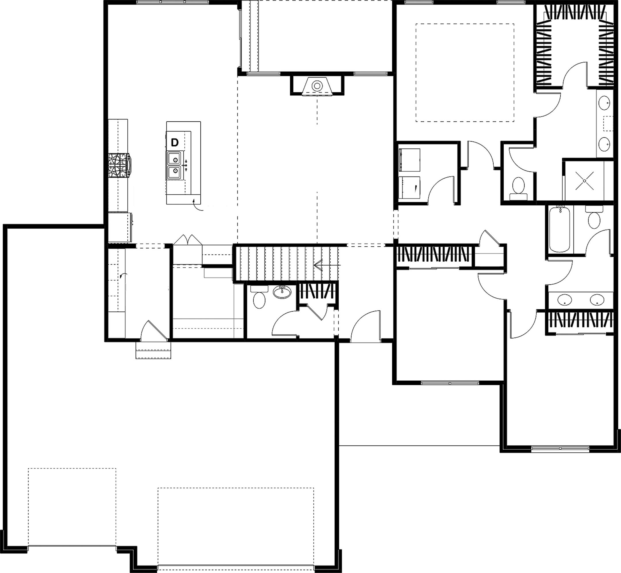 Home plan: Old-fashioned farmhouse with modern updates