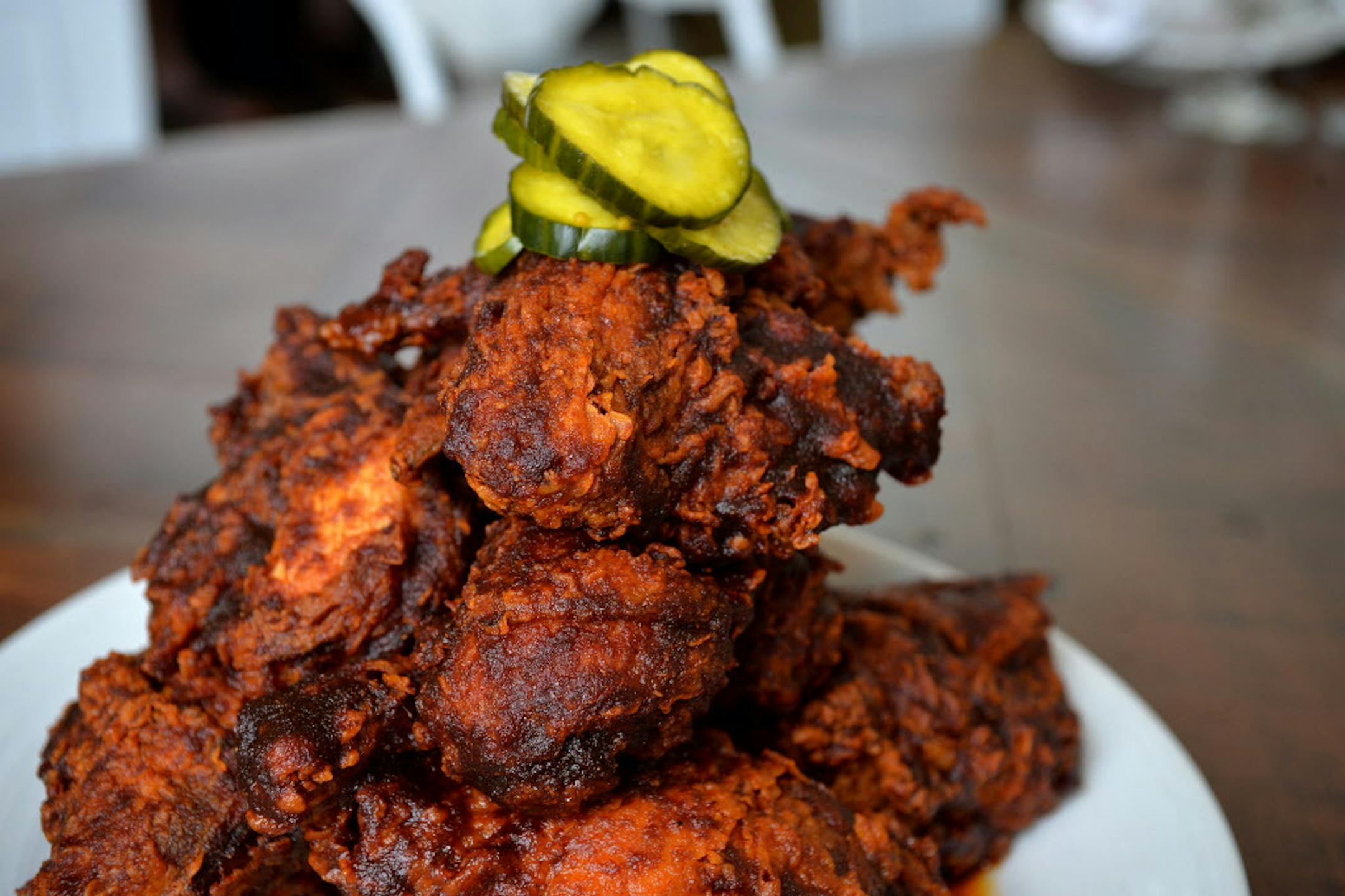 Revival's Tennessee Hot fried chicken. Photo by BRE McGEE. ORG XMIT: MIN1508071727530406