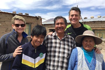 Provided Pediatric cardiologist Dr. Allison Cabalka and her husband, Jeff Cabalka, visited former patient Rodrigo and his parents, Guillermo and Nelid